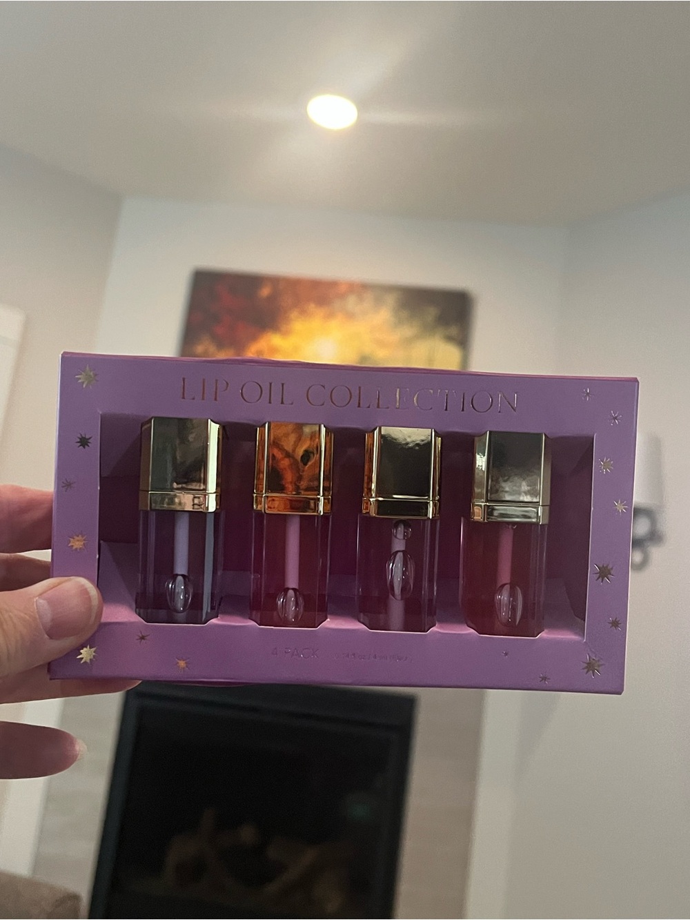 Lip Oil Collection - 4-Piece Hydrating Lip Oils (Pink Shades)